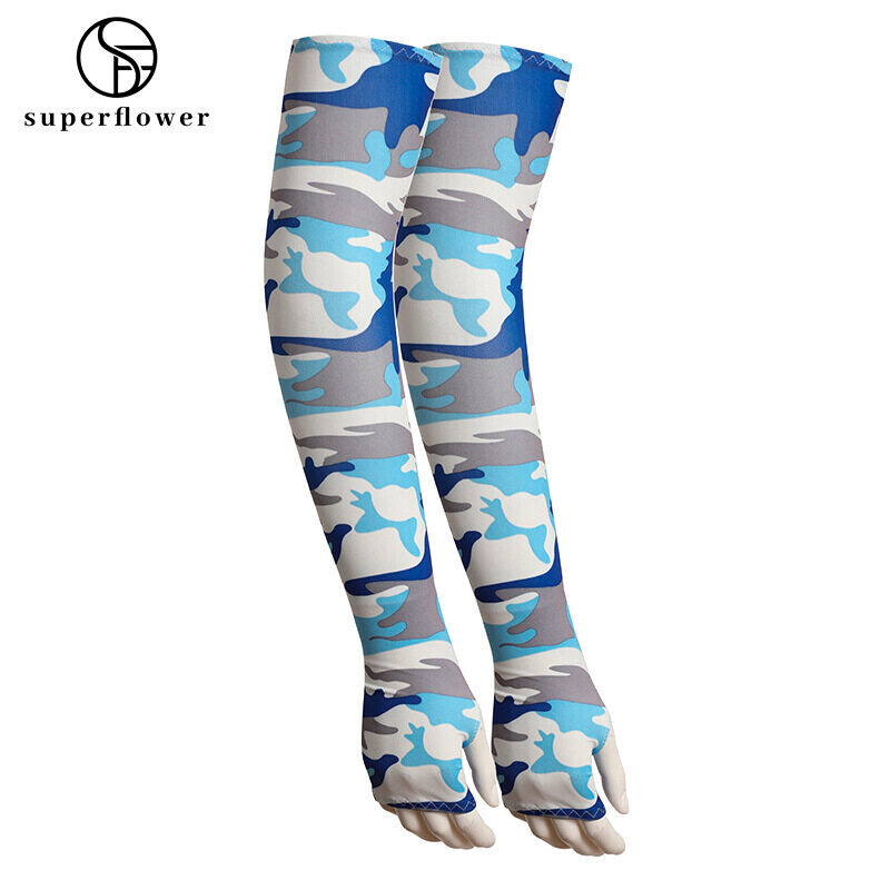 SUPERFLOWER Summer Sports Compression Arm Sleeve Basketball Cycling Arm Warmer Running UV Protection Volleyball_voghion.com