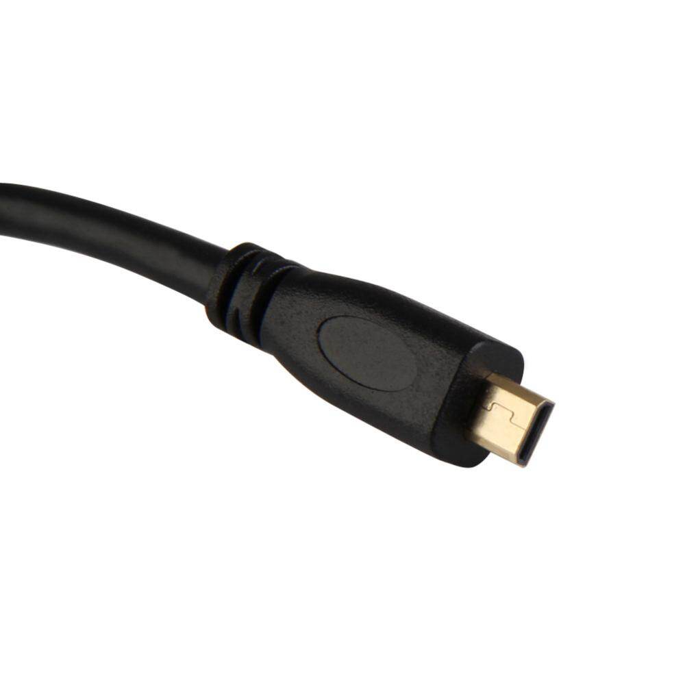 Micro HDMI-compatible Male D to HDMI-compatible Female A Jack Adapter Cable