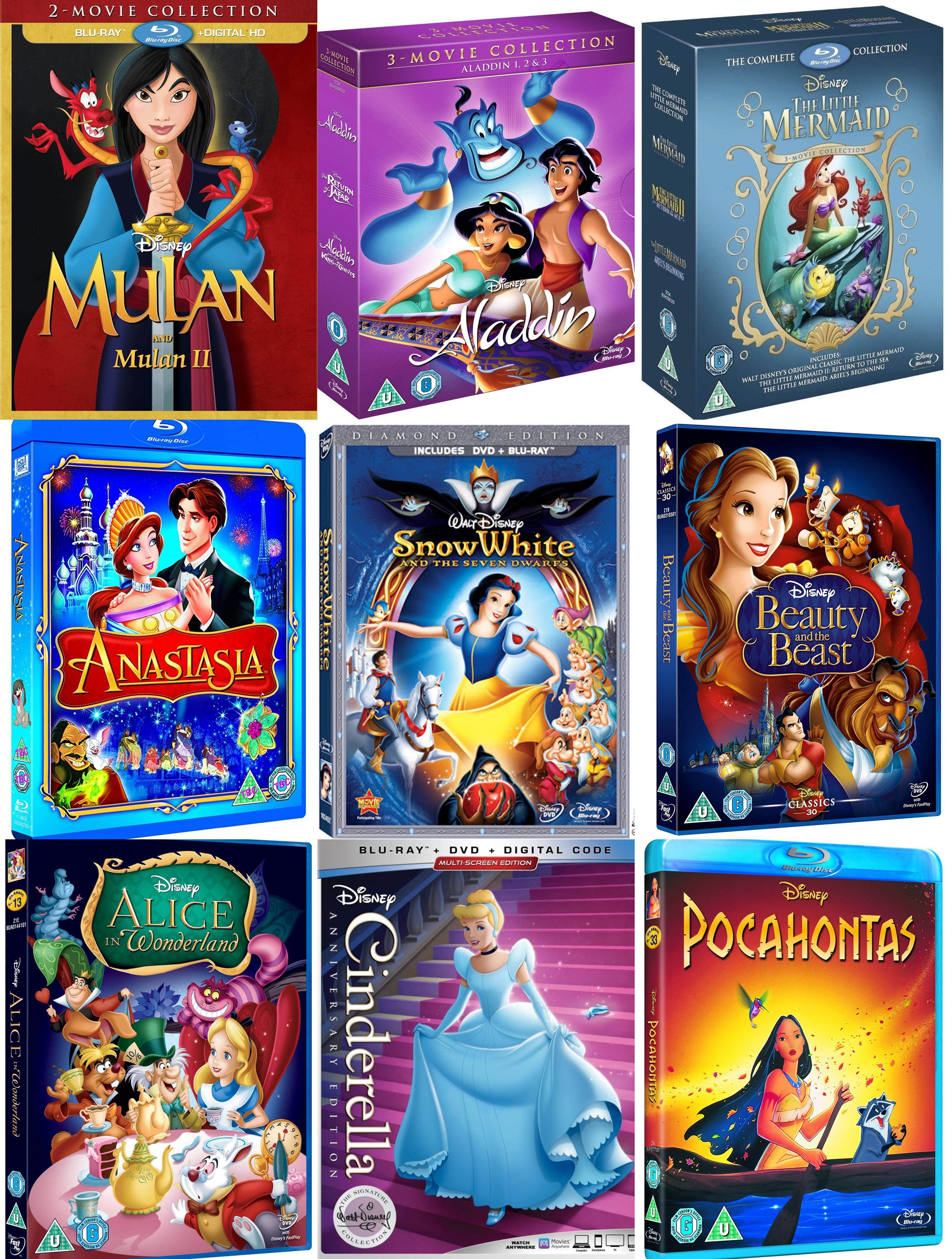 73 x Best of Cartoon Animation Bluray Movies Collection Part 3 /Disney  Classic 1080p Resolution/Subtitles/ Ready Stock/ Fast Shipping | Lazada