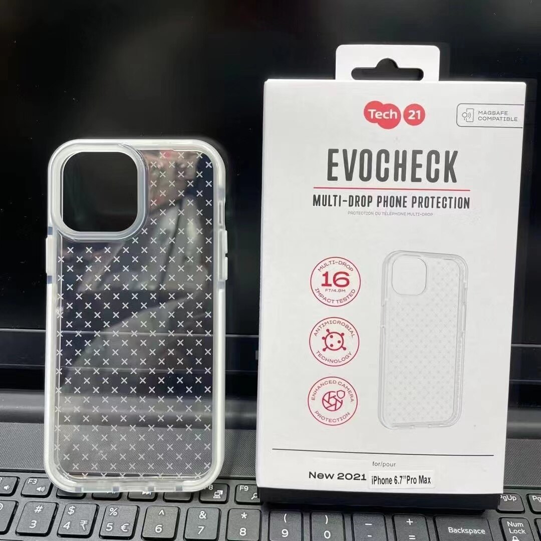 Tech21 Evo Check Case for iPhone 13 Pro max iPhone 13 iphone 13Pro high transparent shockproof phone Case Cover