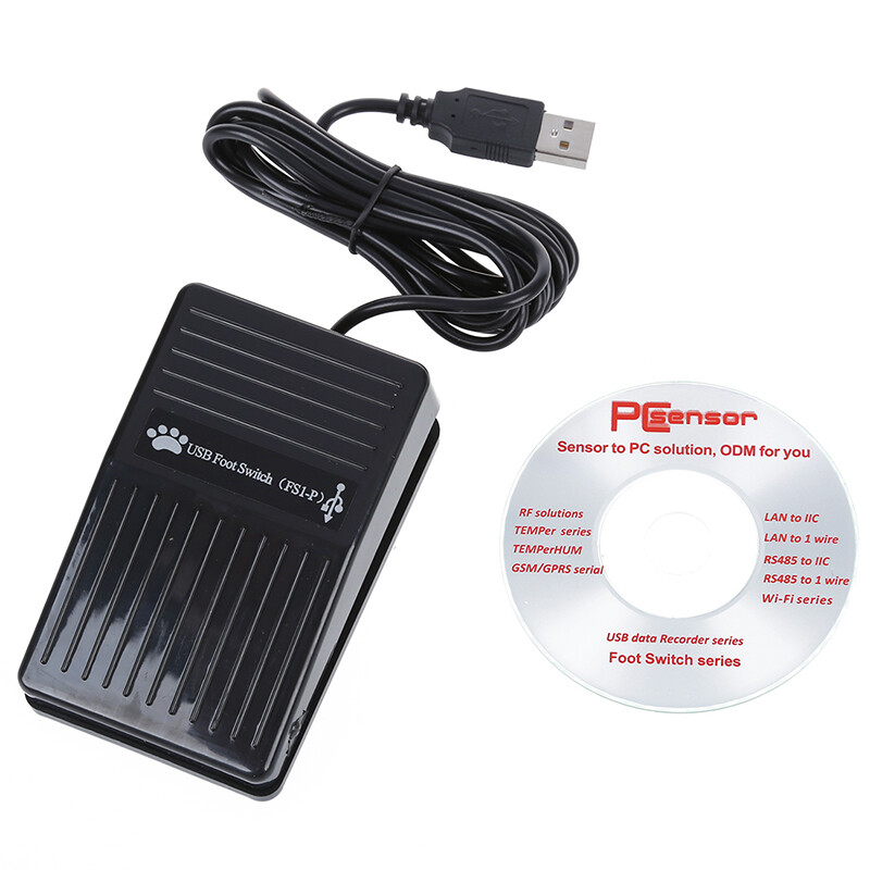 USB Foot Pedal Switch Control Keyboard Action for PC Computer Games New PCsensor Foot switch USB HID pedal