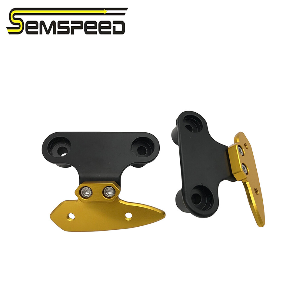 Semspeed Xe Máy Sửa Đổi CNC Chiếu Hậu Khung Phía Sau Gương Chiếu Hông Adapter Cố Định Stent Chủ Đối Với YAMAHA X-MAX Xmax 250 300 400 125 XMAX300 2017-2019 2020