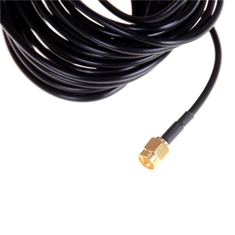 Zhang 10M/33ft Antenna Connector RP-SMA Extension Cable Cord For WiFi ...