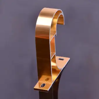 New Metal Curtain Pole Bracket Rod Holder Heavy Duty Curtain Hooks