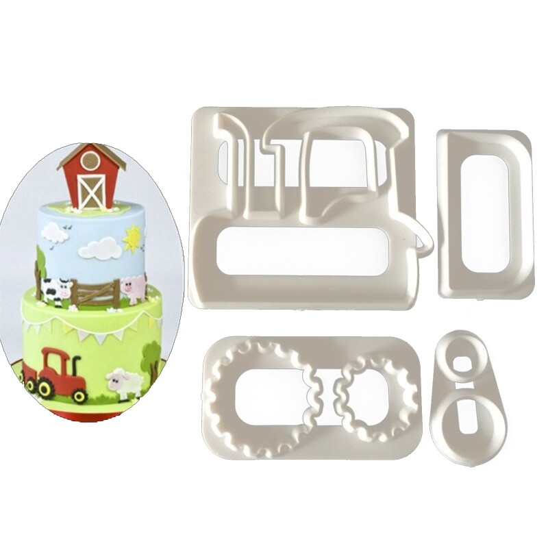Chocolates Biscuit Fondant Stamp Pastry Fudge Cutter Mould Cake Decorating Accessories DIY Baking Tools Kitchen Gadgets