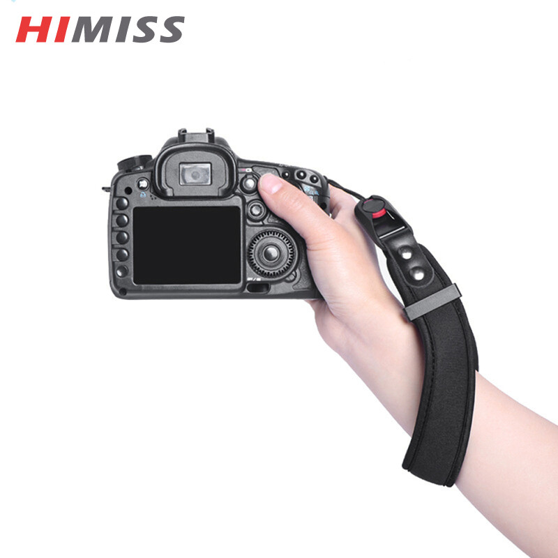 HiMISS [Còn Hàng] Dây Đeo Cổ Tay Máy Ảnh Dây Đeo Tay Tháo Lắp Nhanh Có Thể Điều Chỉnh Phụ Kiện Máy Ảnh