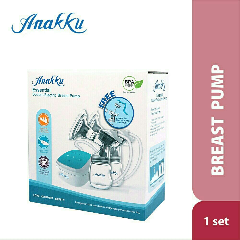 Anakku Essential Double Electric Breast Pump with Convertible manual