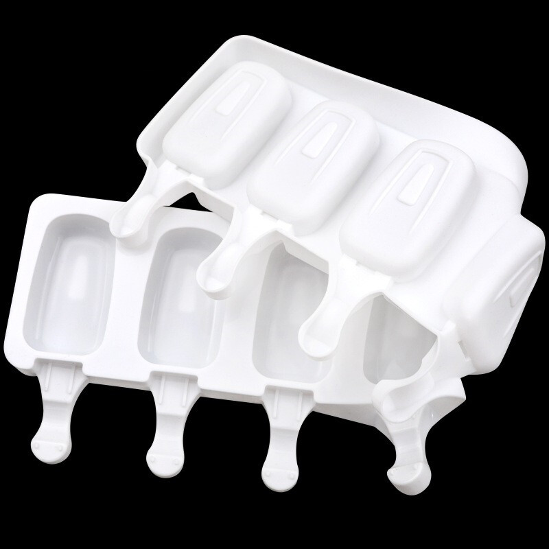 8 Grid Popsicle Ice Cream Silicone Mold Homemade Ice Cream Maker Kitchen Tools