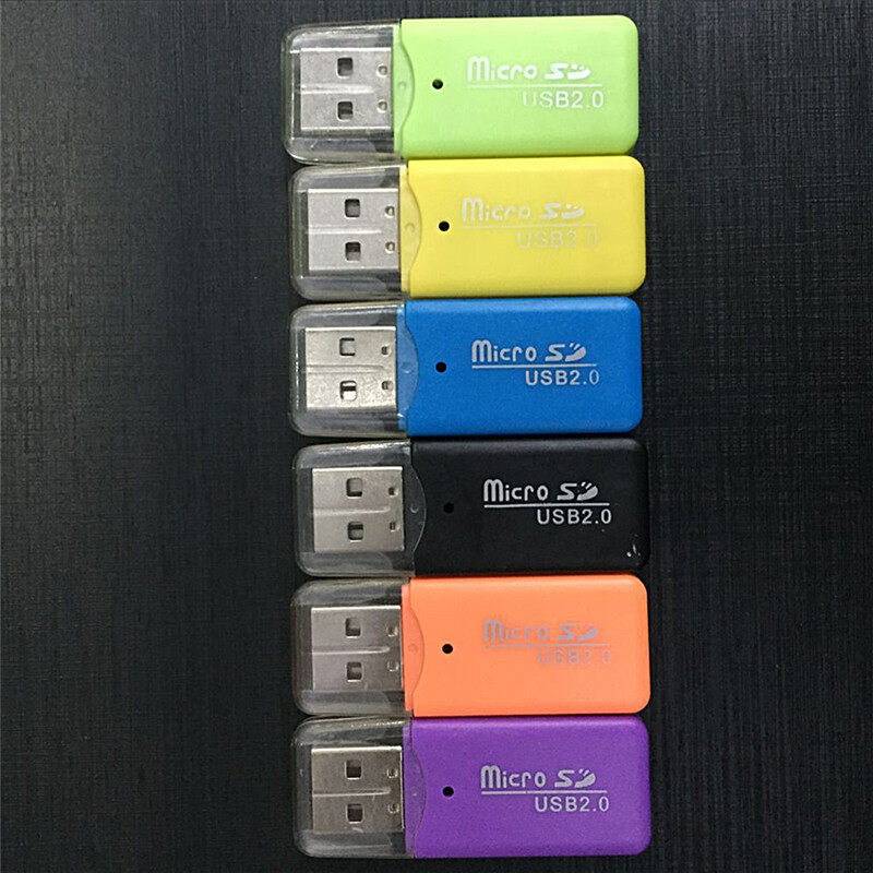 Millys Eioce 【Eqrbtl】Hot USB Mini SD/MMC Đầu Đọc Thẻ Nhớ 480Mbps Cho Máy Tính Máy Tính Xách Tay