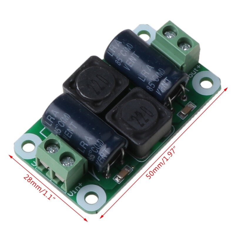 【Ready stock】 0-50V 4A for DC Power Supply Filter Board Class D Power Amplifier Interference Suppression Module Car EMI Control Panel