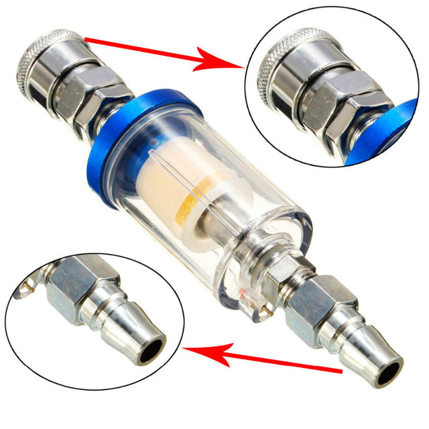 Bộ Lọc Tách Dầu Nước Nội Tuyến 1/4, Cho Máy Nén Phun Sơn Công Cụ