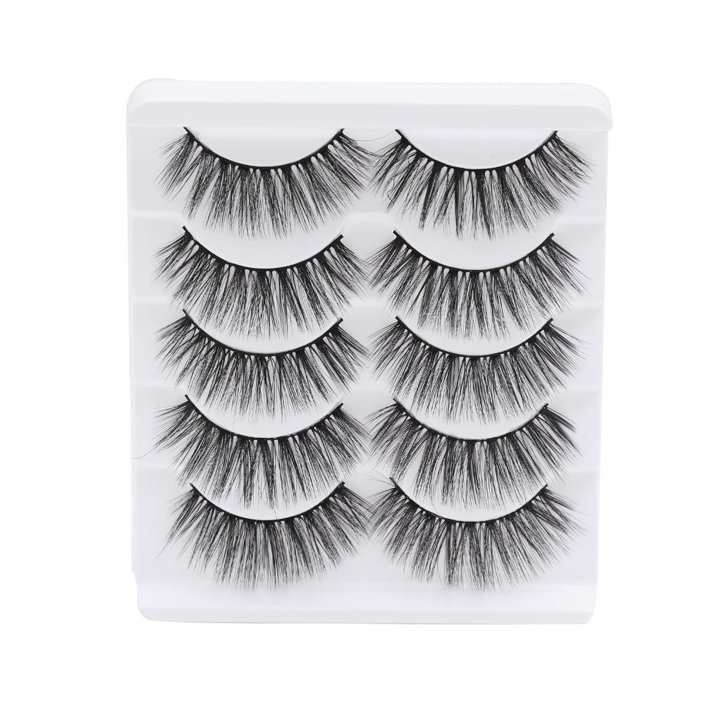 5 Pairs 3D Mink Lashes Volume Natural Volume False Eyelashes Beauty Makeup False Eye Lashes Extended