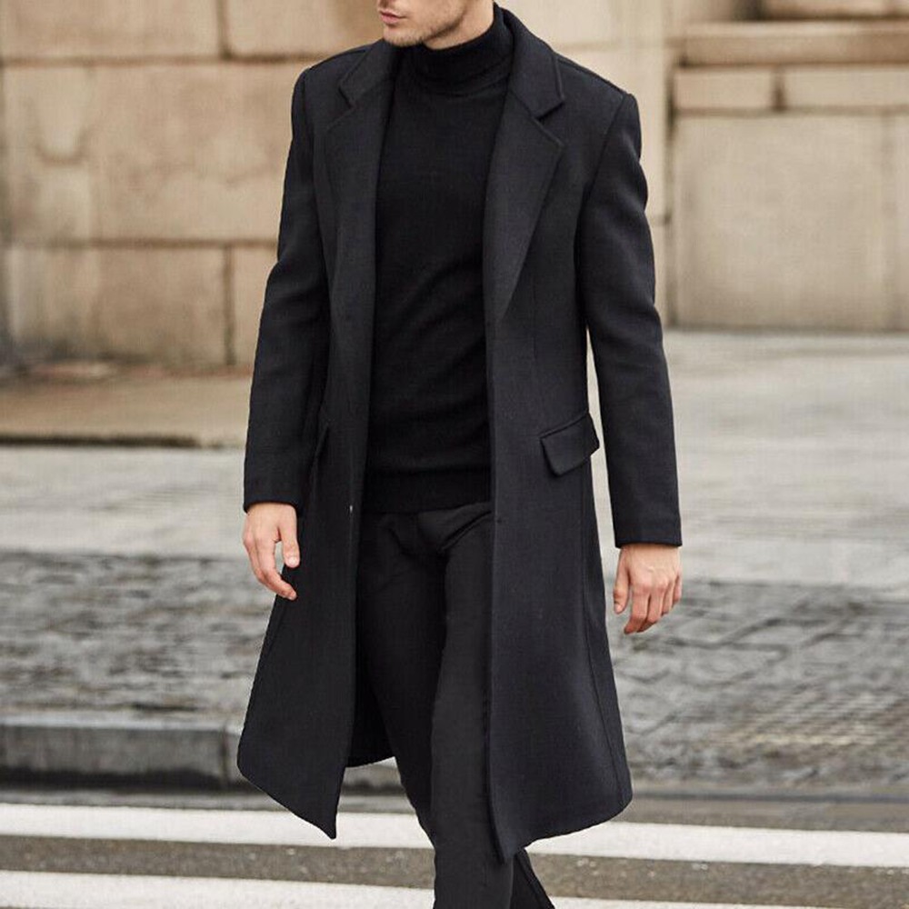 black overcoat mens