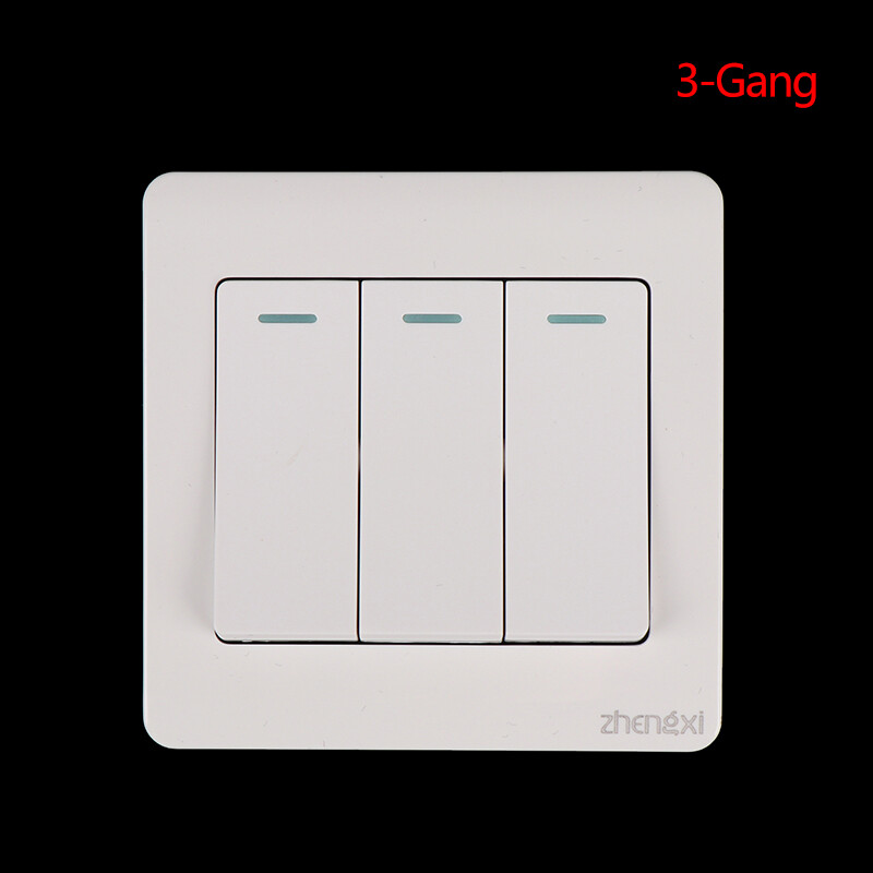 Uni 🔥hot sale🔥wall switch 1/2/3/4 gang 1way button wall light switch on / off push button