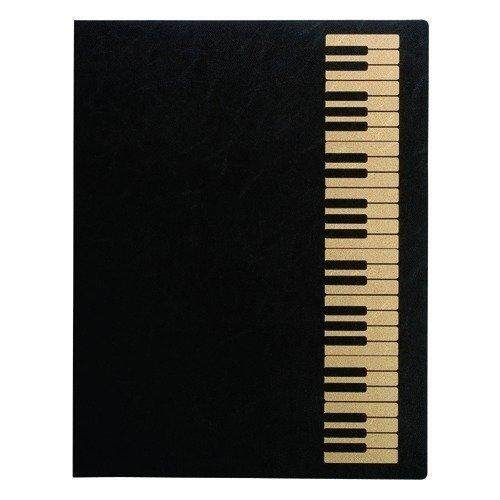 Nakanoบทเรียนเพลงแฟ้มสีดำทองFL-95/KB/BLG