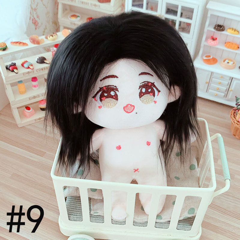 20CM Idol Girl Doll DIY Long Hair Plush Toys Black Pink Lisa Jennie ...