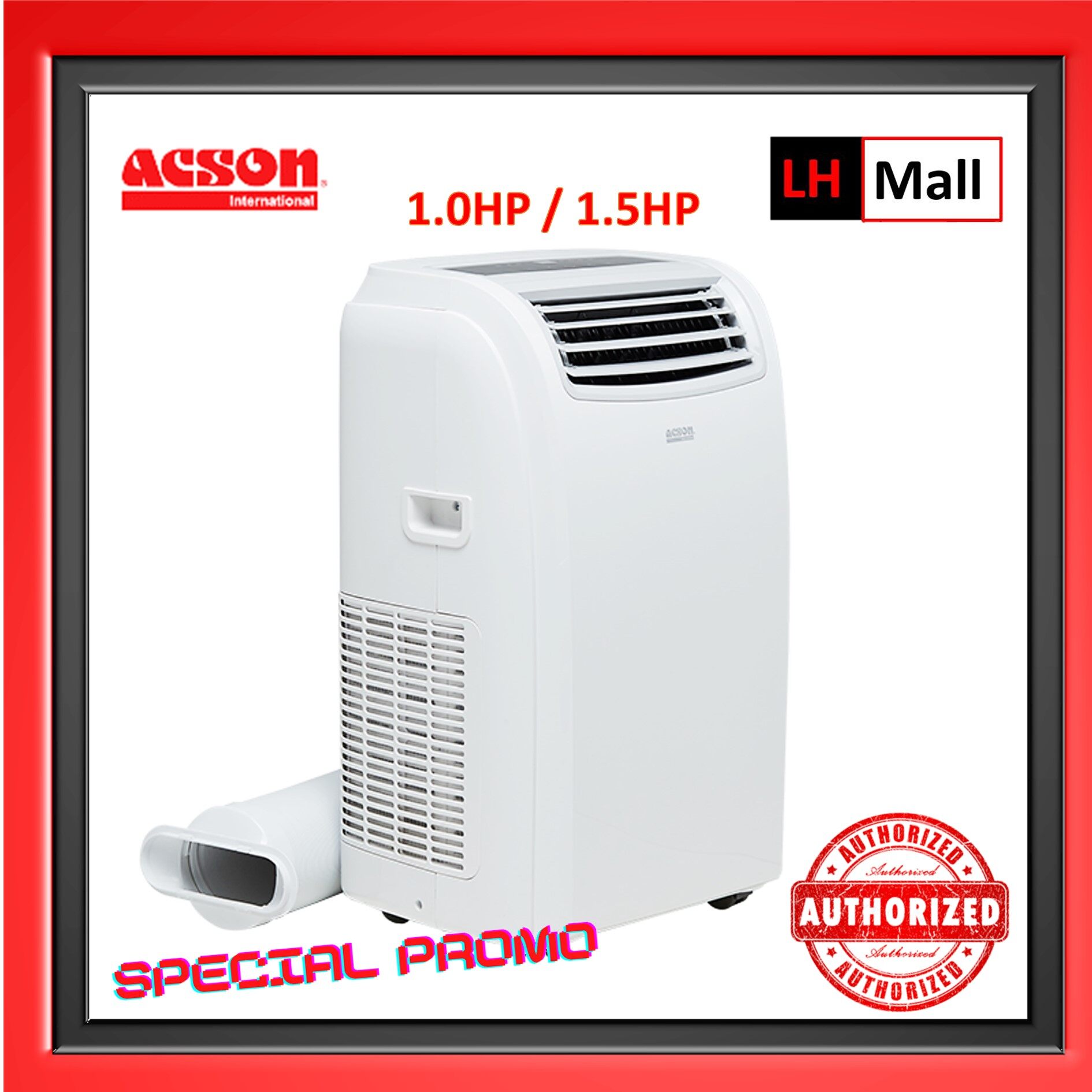 acson portable aircond 1.5 hp