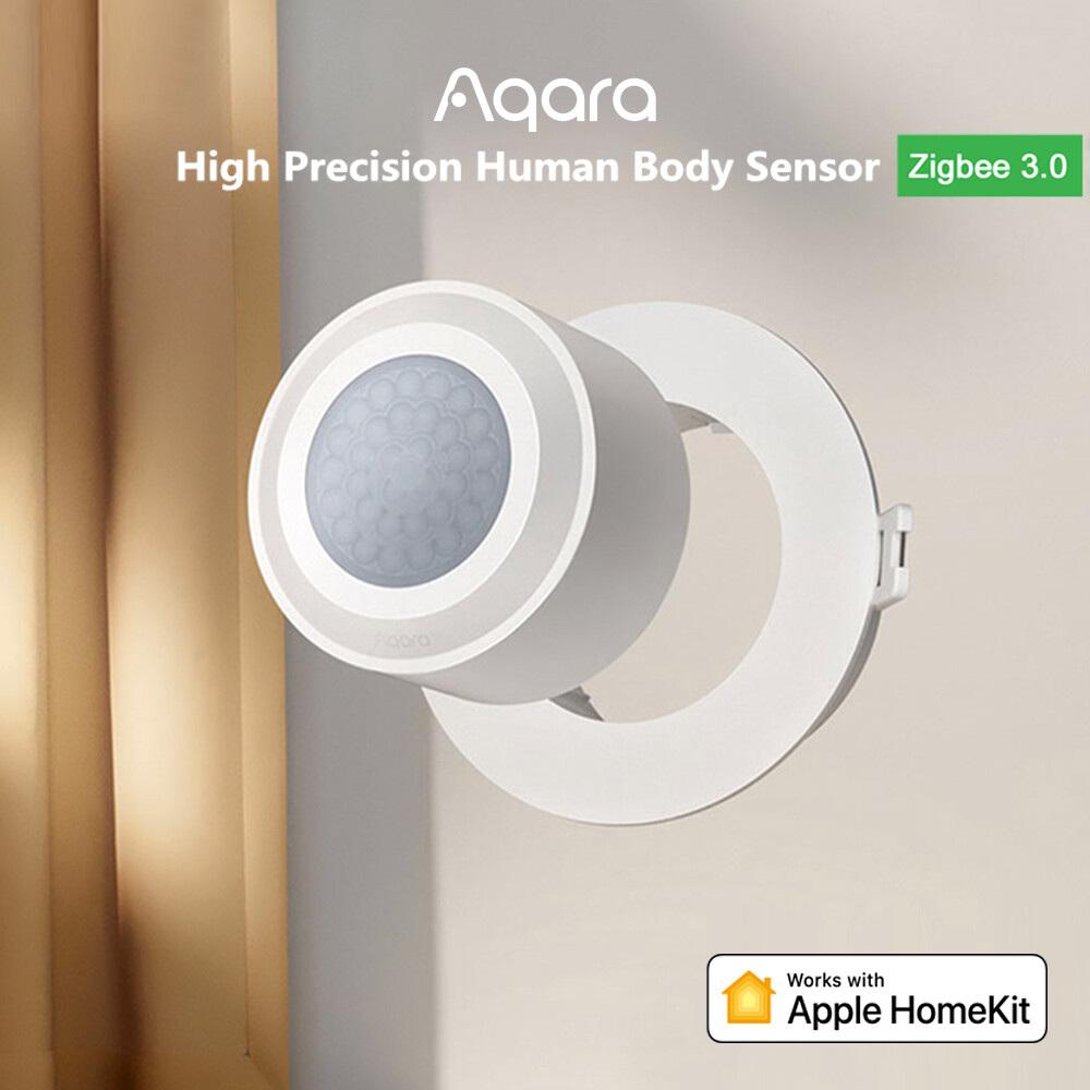 KKmoon Aqara High Precision Human Body Sensor Motion Sensor Zigbee 3.0 Wireless Smart Movement IPX5 Waterproof Smart home