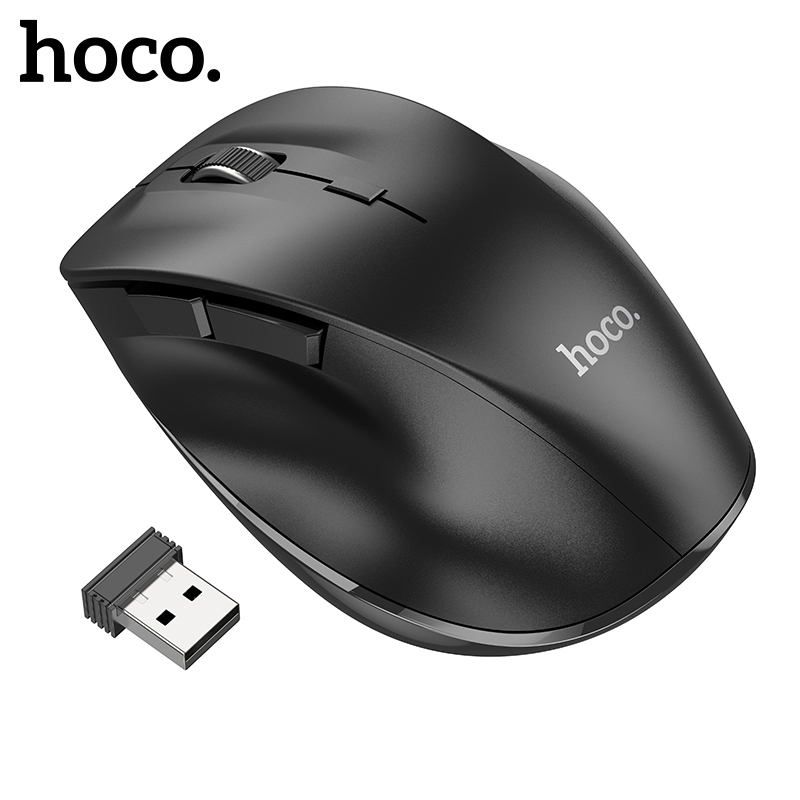Hoco gm24 chuột không dây dual-chế độ Bluetooth 2.4GHz USB nút bên hông chuột không dây chuột cho máy tính xách tay Chuột không dây