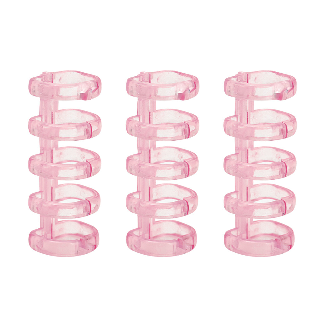 Plastic 5 Hole Binding Ring DIY Transparent Binder Loop A4 A5 A6 Loose-leaf Accessories Plastic Cover