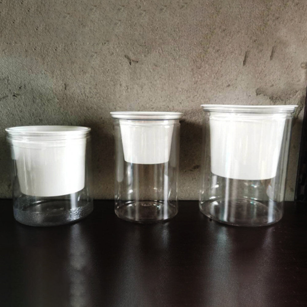 Terylin Clear Automatic Water Absorption Self Watering Hydroponic Flower Pot Planter