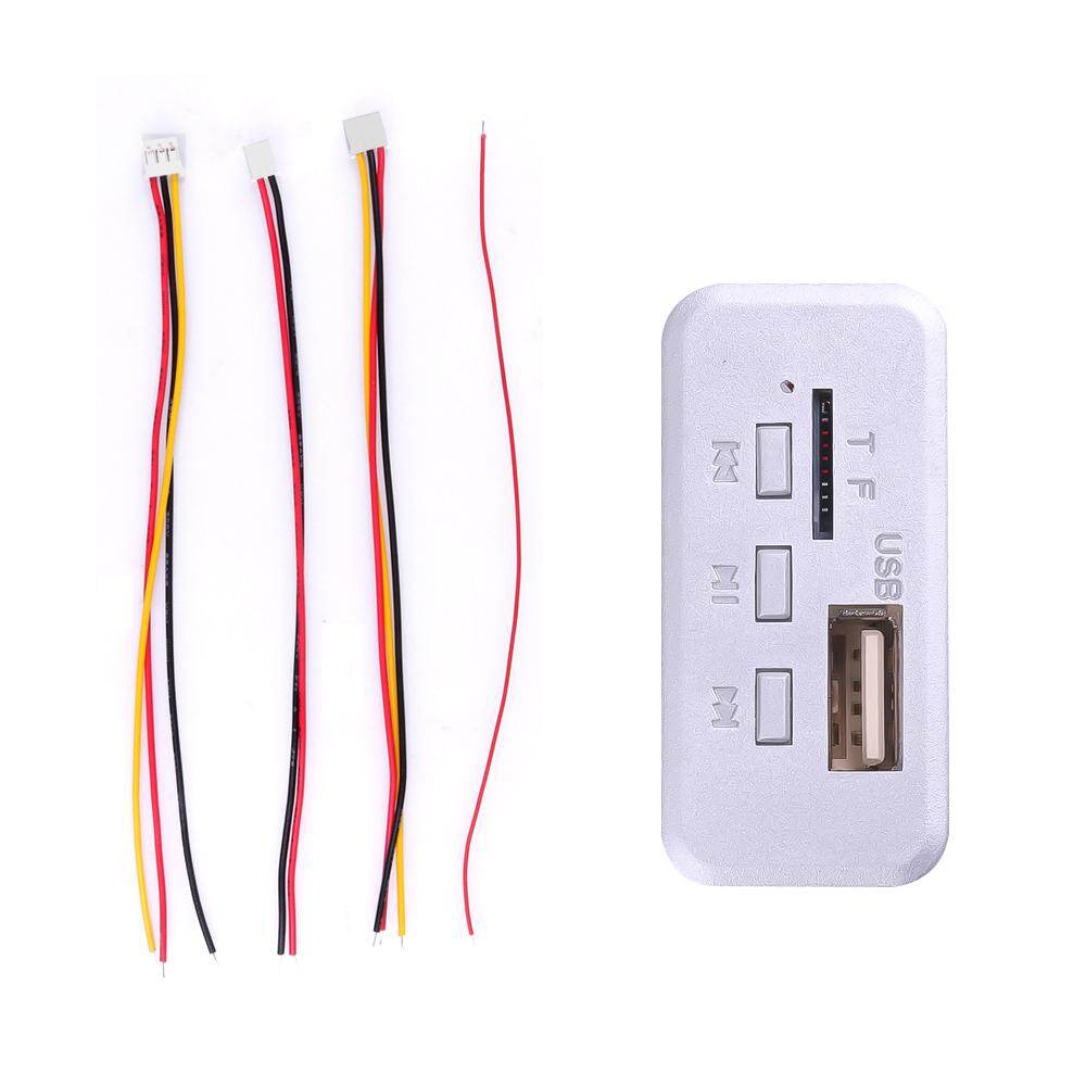 Bảng Giải Mã MP3 Bluetooth 5.0 Không Dây 12V Mô-đun Âm Thanh MP3 WMA Hỗ Trợ USB FM TF Radio Đầu Vào AUX Cho Đài Phát Thanh Gia Đình Xe Hơi