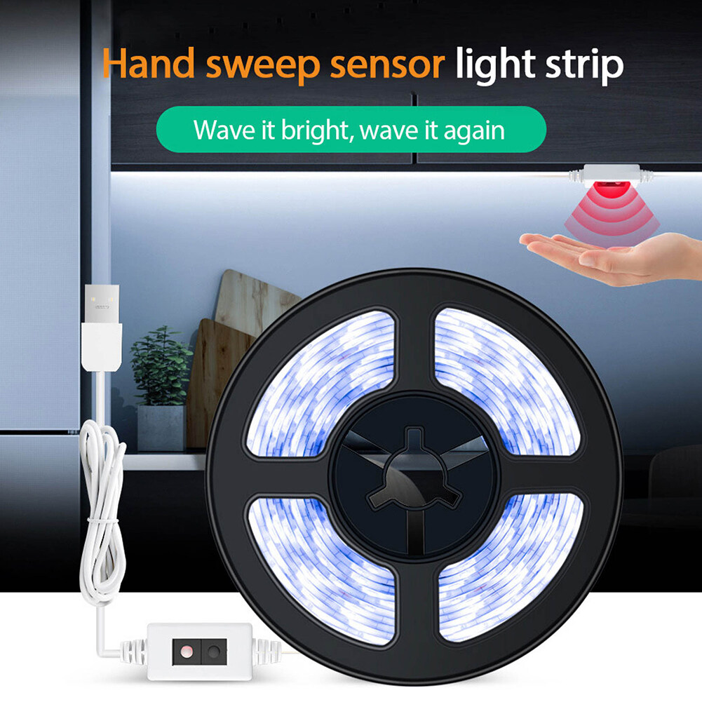 Motion Activated Led Light Strip $5 Below Love cut 【Ready】 LED Strip Lights DC5V Motion Sensor LED Lights