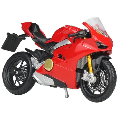 Bburago 1:18 Ducati Panigale V4 Red die-cast model bike