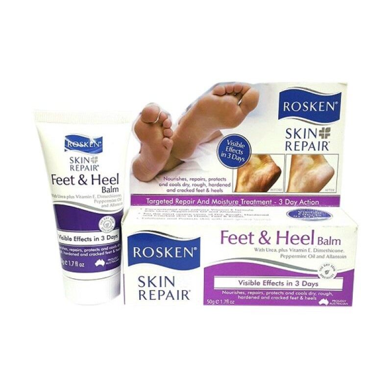 ROSKEN Feet Heel Balm 50g sensitive dry skin lotion kulit