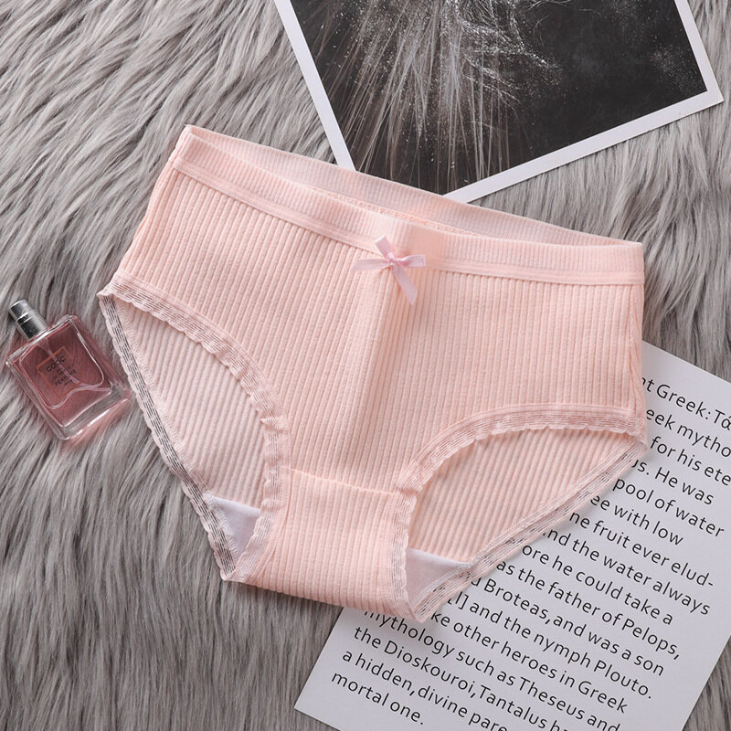 Lizida Women's Seamless Cotton Xl Underwear Mid-waist Breathable Women's Underwear Underwear