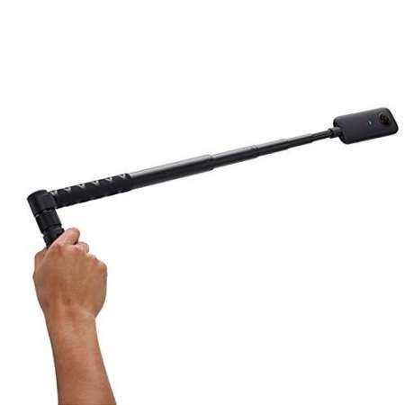 1.1M หมุนที่มองไม่เห็น Selfie Stick + Built-in ขาตั้งกล้องแท่นวางหมุนได้สำหรับ Insta360 One X และ 360 VR กล้อง TIME ชุด