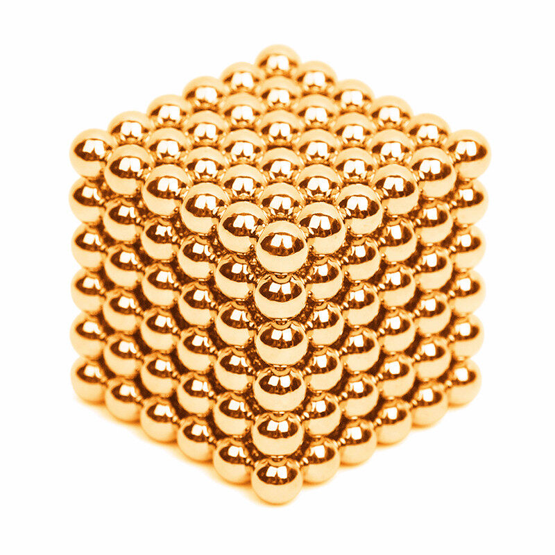 (Ready Stock)216PCS 3/5mm 3D Magic Magnets Magnetic Building Blocks Balls Spheres Cube Beads Toys