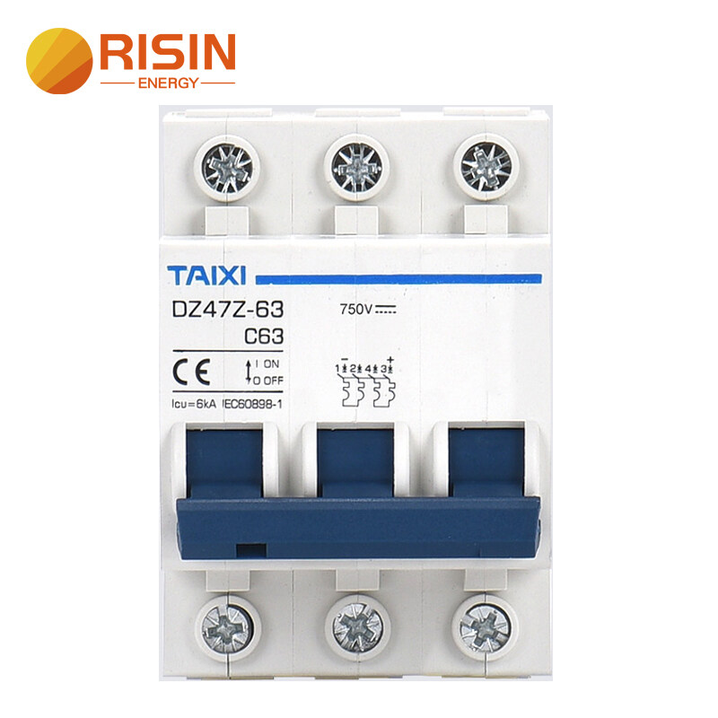 Ready Stocks RISIN Solar Panel Circuit Breaker Mcb 6KA DC 500v 1000V 2