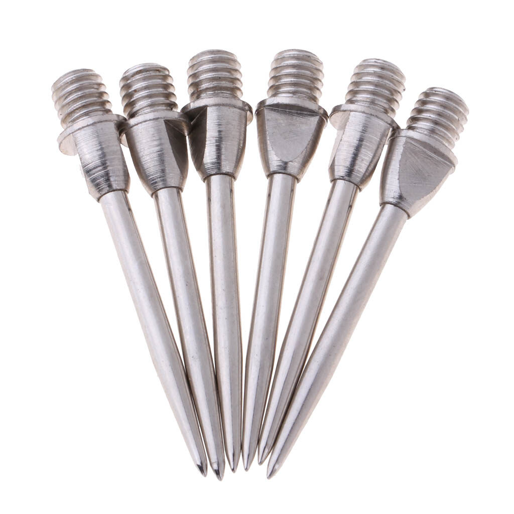 CCFine 6 Pieces Darts Steel Tip Replacement Points Standard 2BA Thread