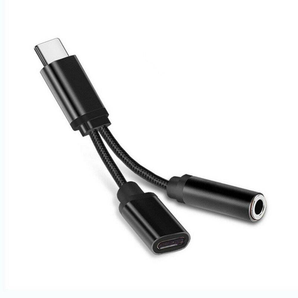 MNLXM Headset For Mobile phone Aux Cable Type C to 3.5mm Headphones