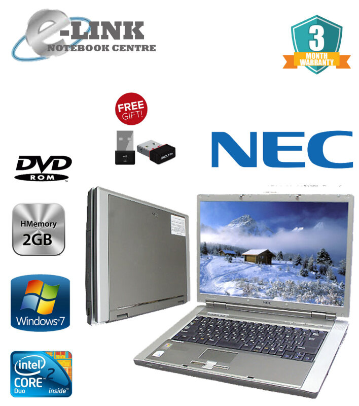 (REFURBISHED) NEC VY20A/ED-4 LAPTOP / CORE 2 DUO / 2GB RAM / 160GB HDD / WINDOW 7 PRO Malaysia