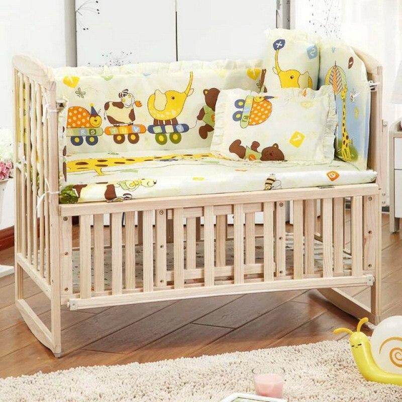 boy crib bumper