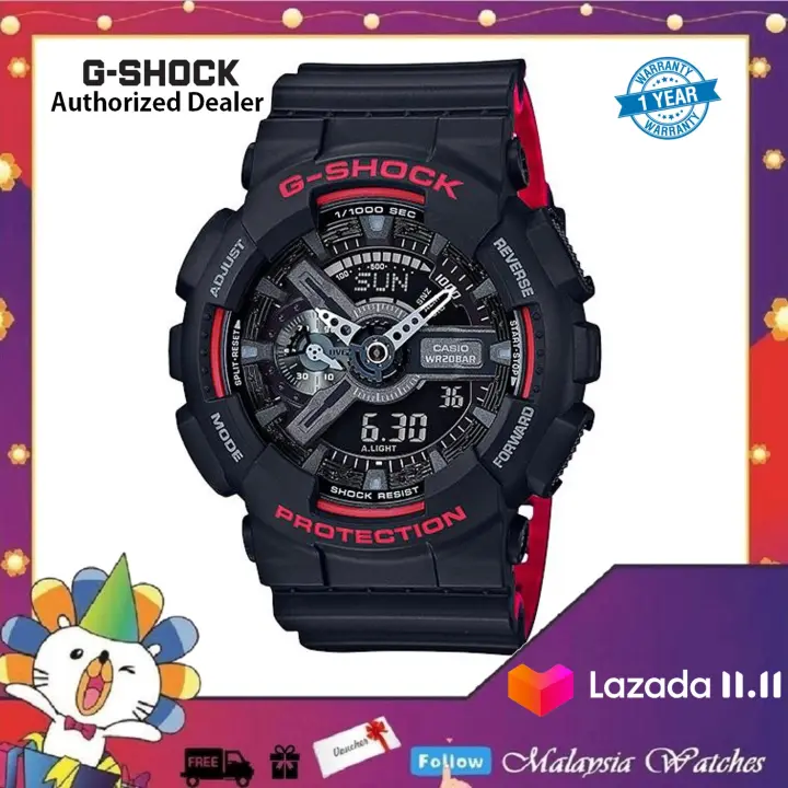 g shock watch in black colour