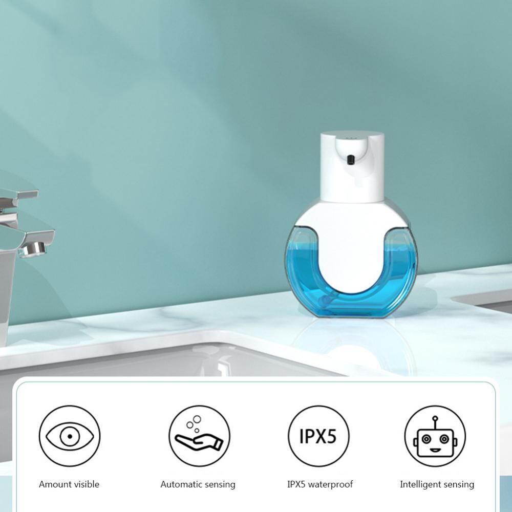 Liquid Soap Dispenser Wall Mountable Smart Liquid Soap Dispenser Auto Touchless Infrared Sensor Rechargable Eco-friendly for Restaurants Home Public