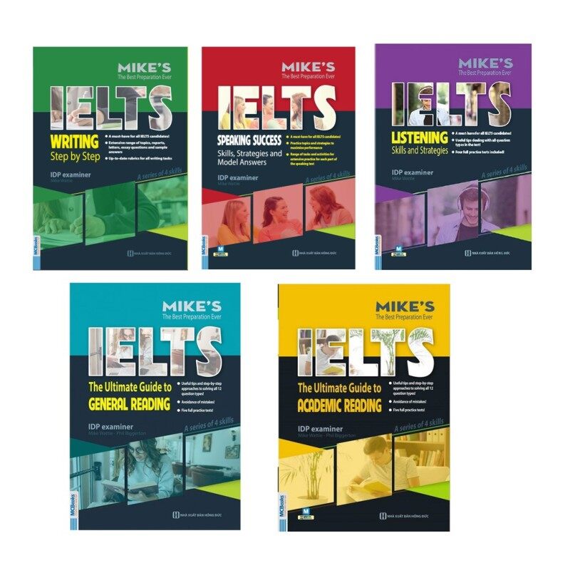 Sách MCBooks - Ielts Mikes: Academic Reading + General Reading + Writing + Listening + Speaking Success
