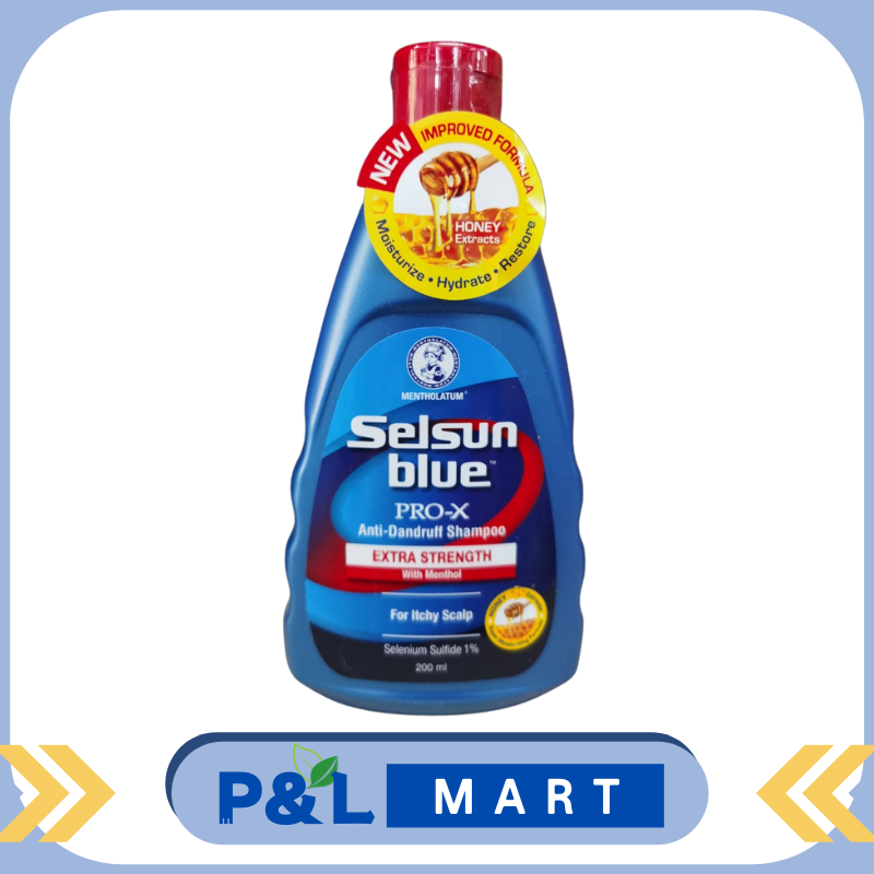 Selsun Blue Pro-x Anti-Dandruff Shampoo Extra Strength With Menthol ...