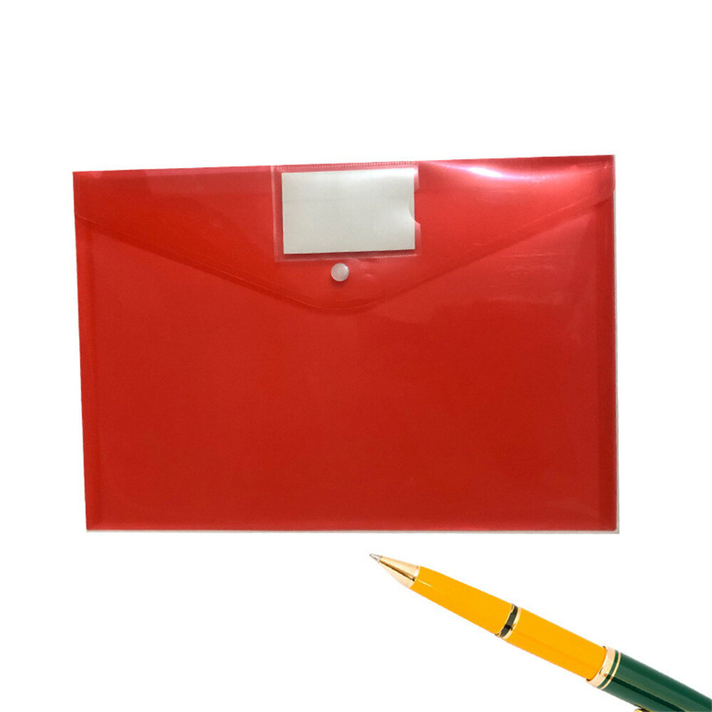 Student Stationery Pouch School Document Organizer Student Folder Organizer Information Pocket Filing Bag Transparent Document Storage Pouch