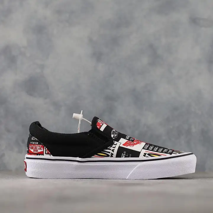vans label mix slip on