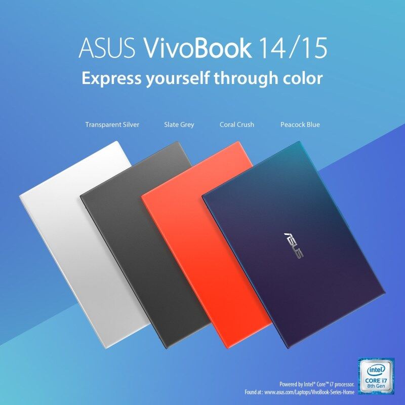 Asus Vivobook V5000FJ 15.6 Inci Tiga Sisi Bingkai Sempit Ultra Ringan Buku Permainan Laptop (I5-8265u 8G 256Gb MX230 / 2G Malaysia
