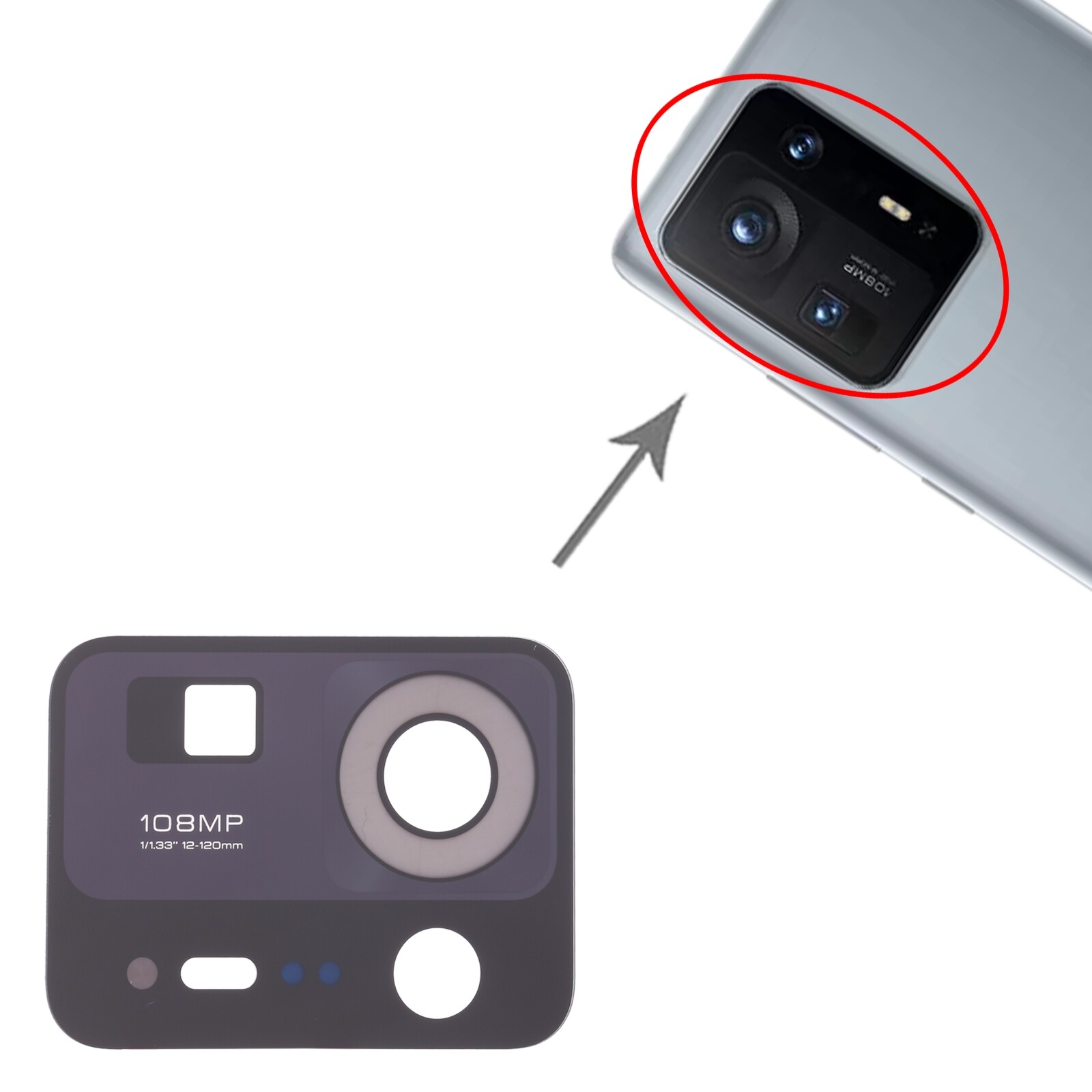 （ready stock） 10 PCS Back Camera Lens for Xiaomi Mi Mix 4