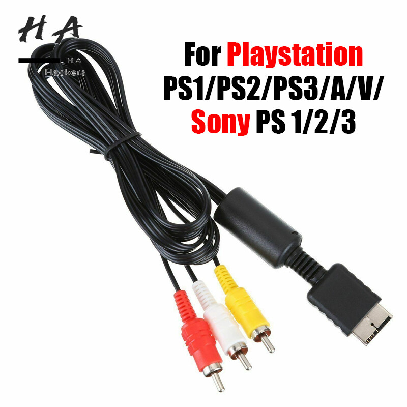 1.8m 3rca tv adapter av cable audio video cable for ps2 ps3 multimedia audio cable