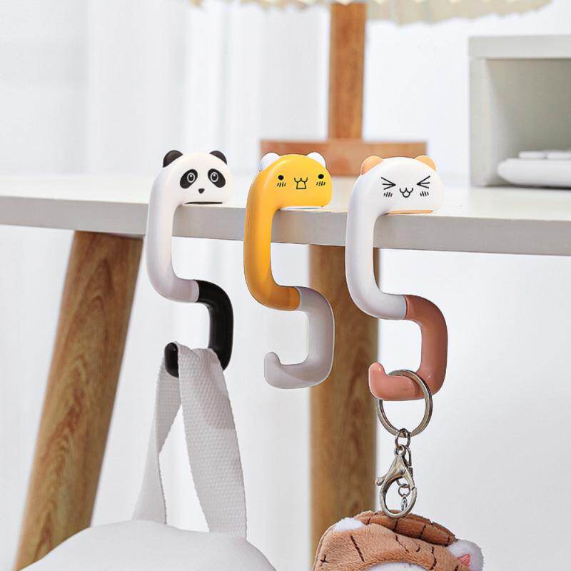 Foldable Hook Non-Stick Seamless Table Hook Backpack Hook For Outdoor Hook Cartoon