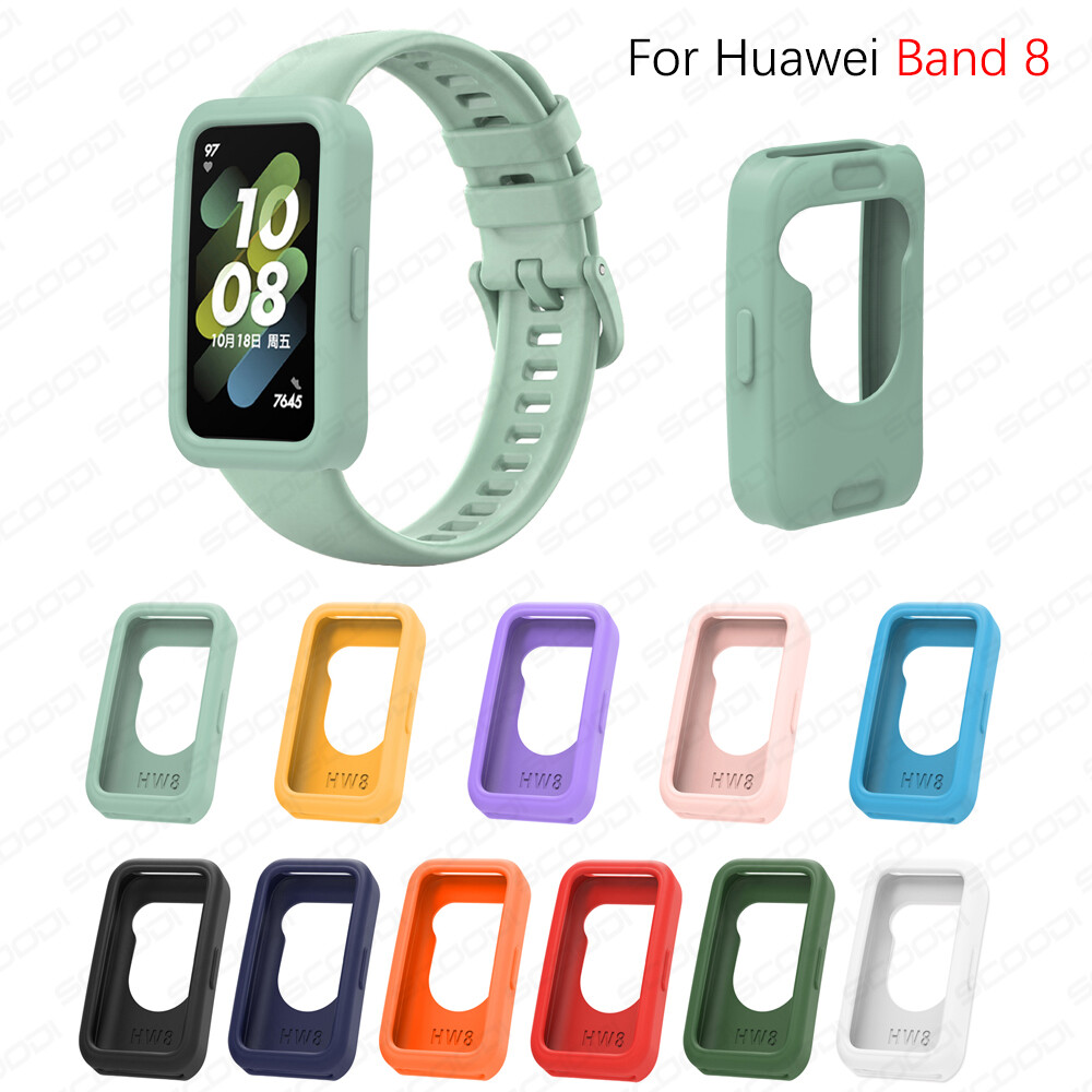 Soft TPU Case Cover for Huawei Band 10 9 8 Smart Watch Protector Shell Silicone Screen Protection for Huawei Band 8/9/10 Frame Accessories