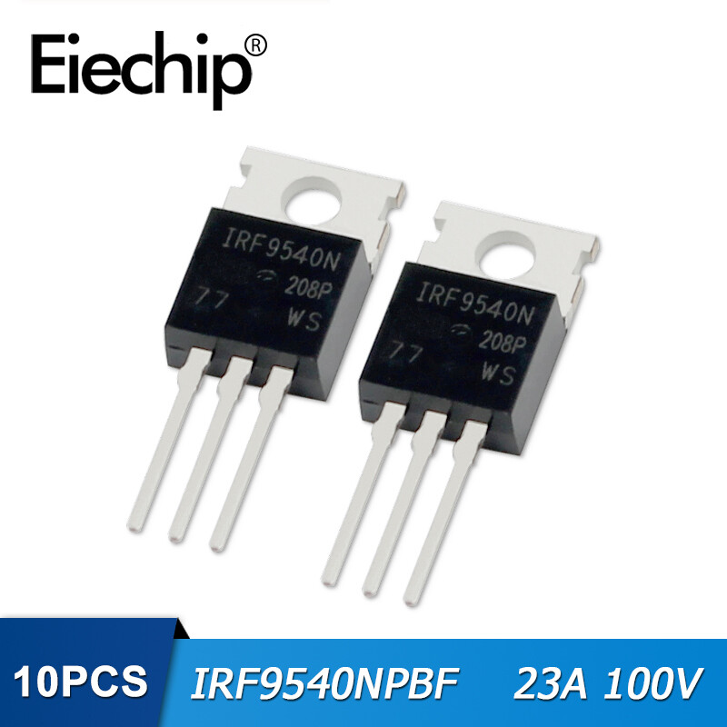 10pcs irf9540npbf irf9540 mosfet transistor 100v 23a to-220