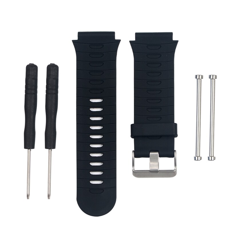 Replacement Silicone Watch Band Wrist Strap And Tool for Garmin Forerunner 920XT